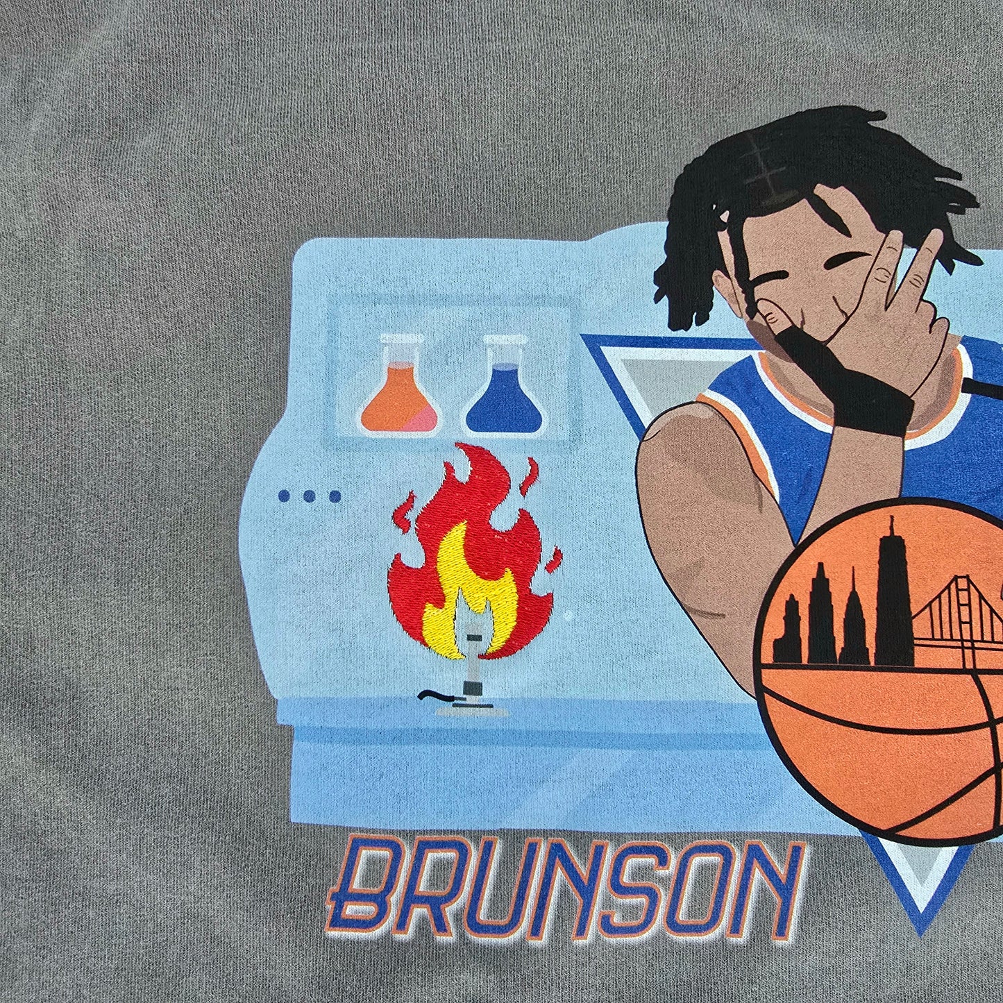 Jalen Brunson Burner New York Knicks Tee Shirt